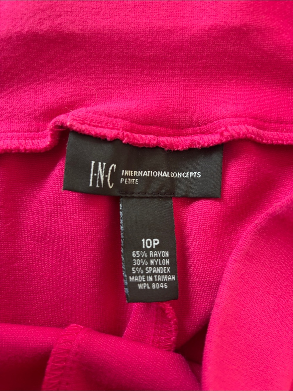 Inc International Concepts Women's Sz 10P Leggings Stretchy Pink Pants - Picture 2 of 8